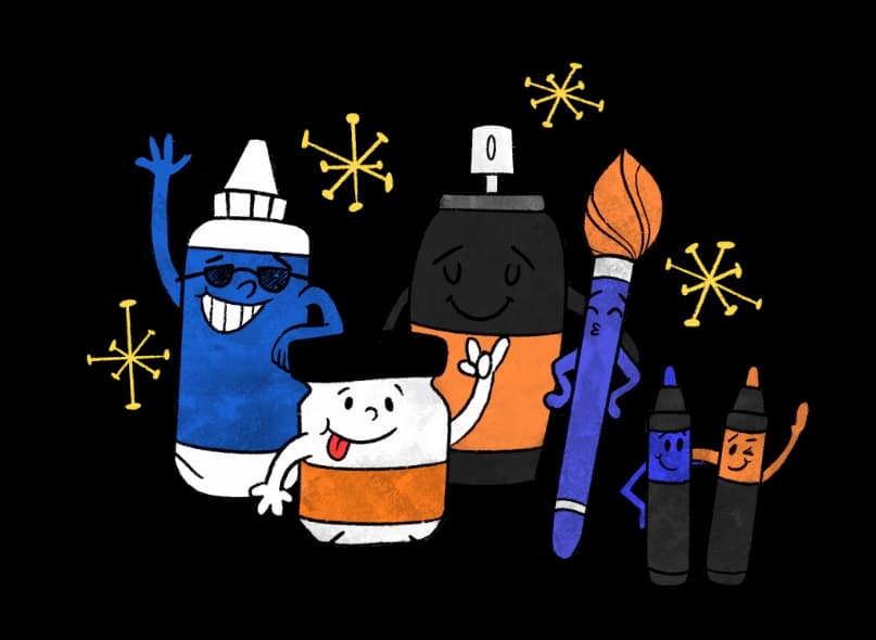 Personajes Pinturas Acrílicas Politec